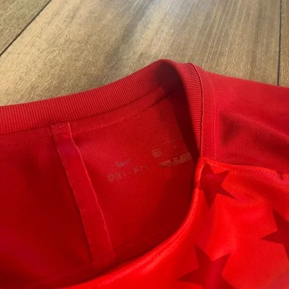 Nike US Soccer USA National Team Red Stars Dri-Fit Jersey Mens Small - Picture 5 of 8